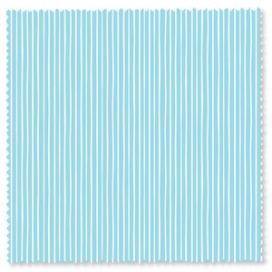 Felicity Fabric - Rows - Pale Blue White Stripe