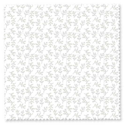 Felicity Fabric - Florets - White