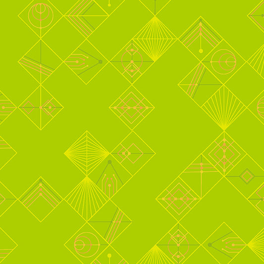 Tiles in Lime - Deco Glo II - Giucy Giuce - CS788G