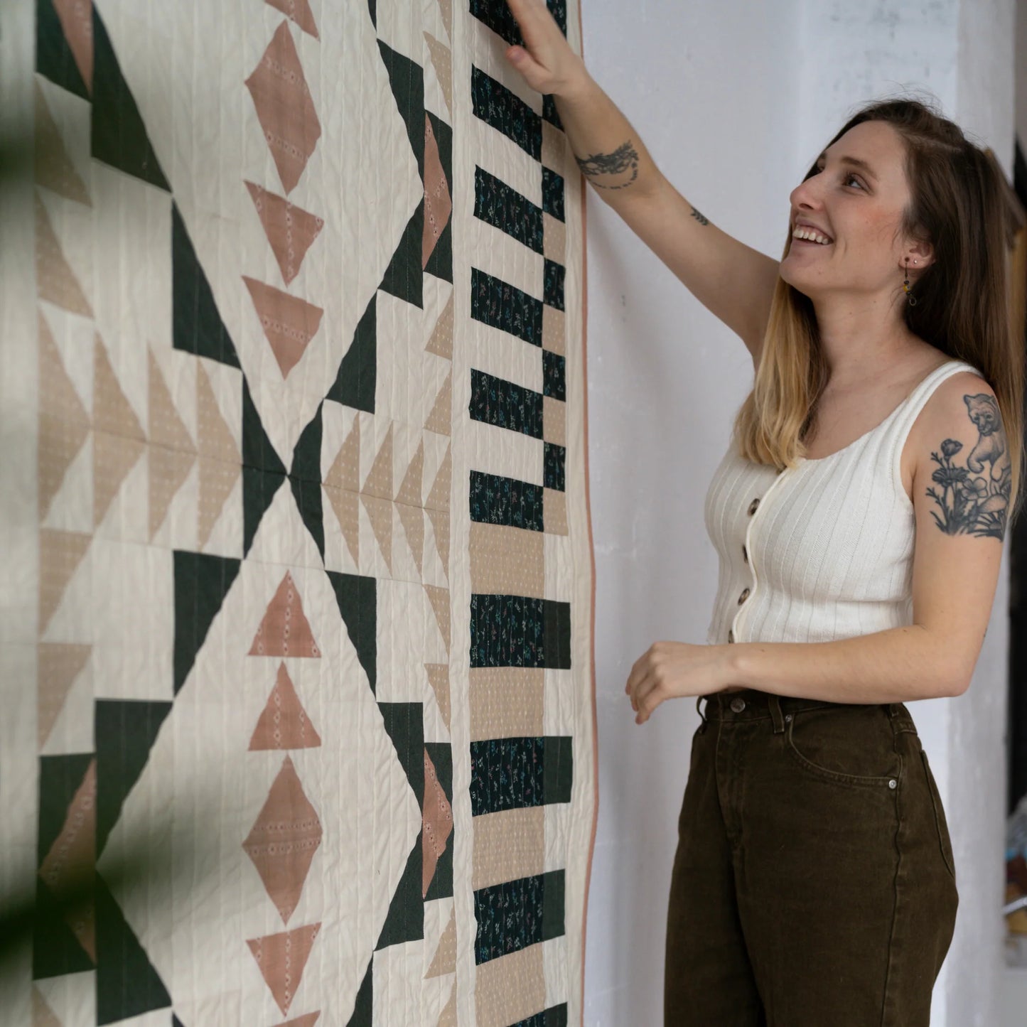 Open Road Quilt Kit Lap Size Melodic Blooms Sweet