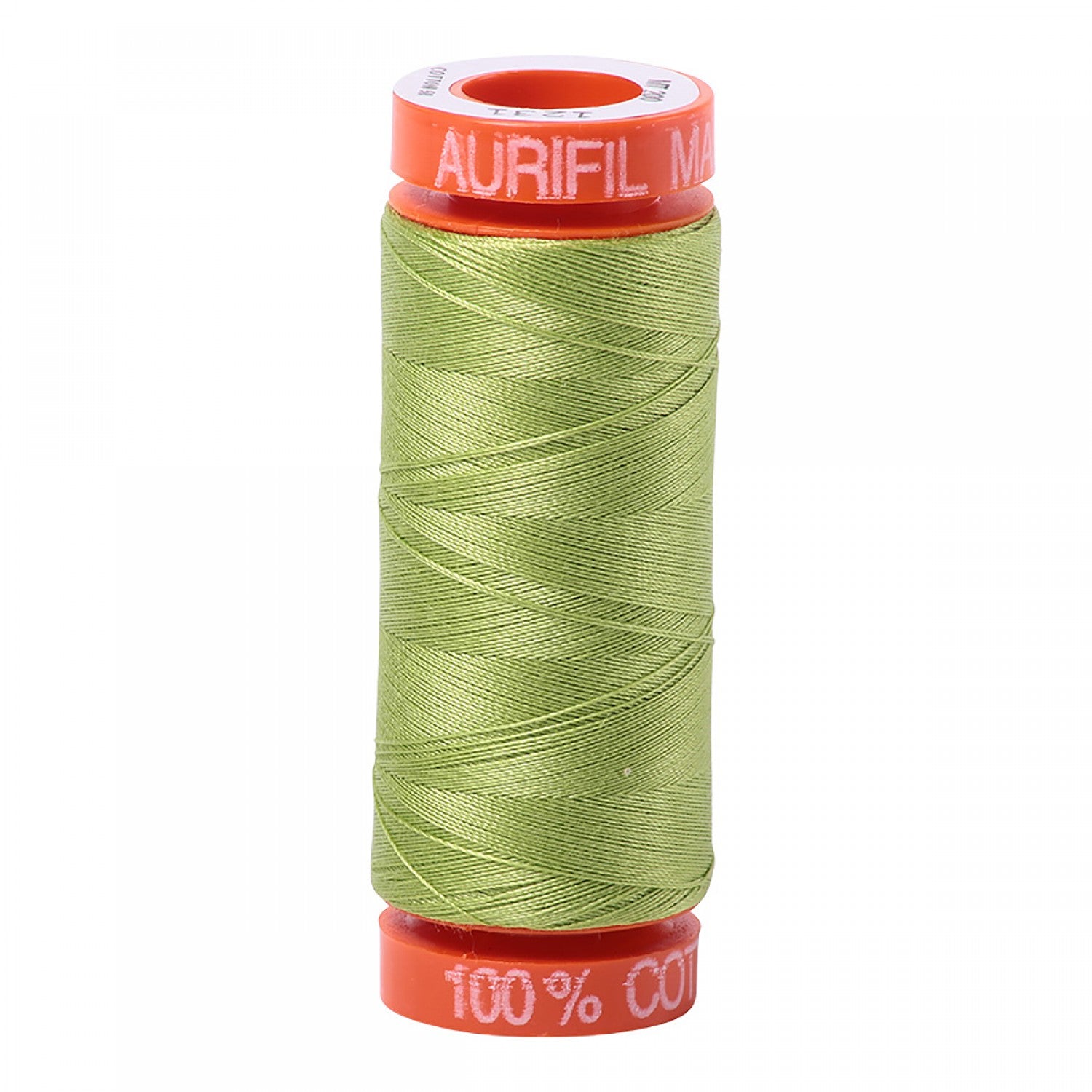 Aurifil - Mako Cotton Embroidery Thread  - 50wt - Spring Green - #1231 - Soul Stitchery