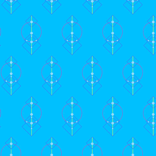 Talisman in Blue Honeysuckle - Deco Glo II - Giucy Giuce - CS786B