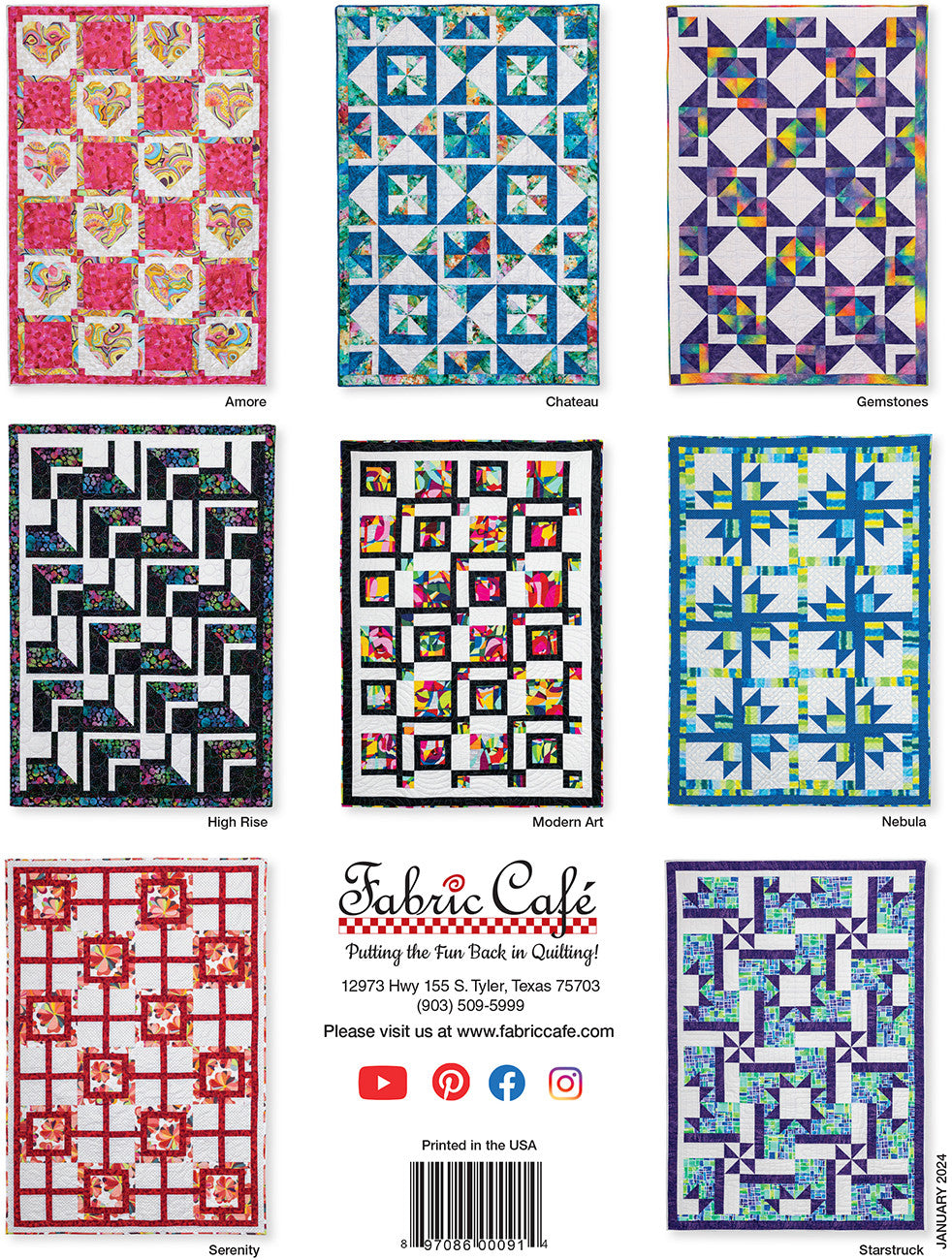 Go Bold with 3-yard Quilts