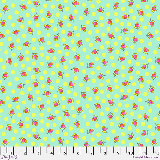 Impending Bloom in Moonbeam - Untamed Mint Green