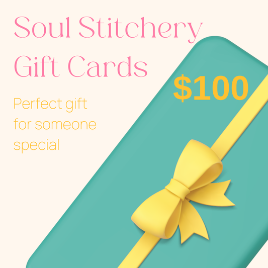 My Soul Stitchery $100 Gift Card