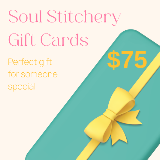 My Soul Stitchery $75 Gift Card