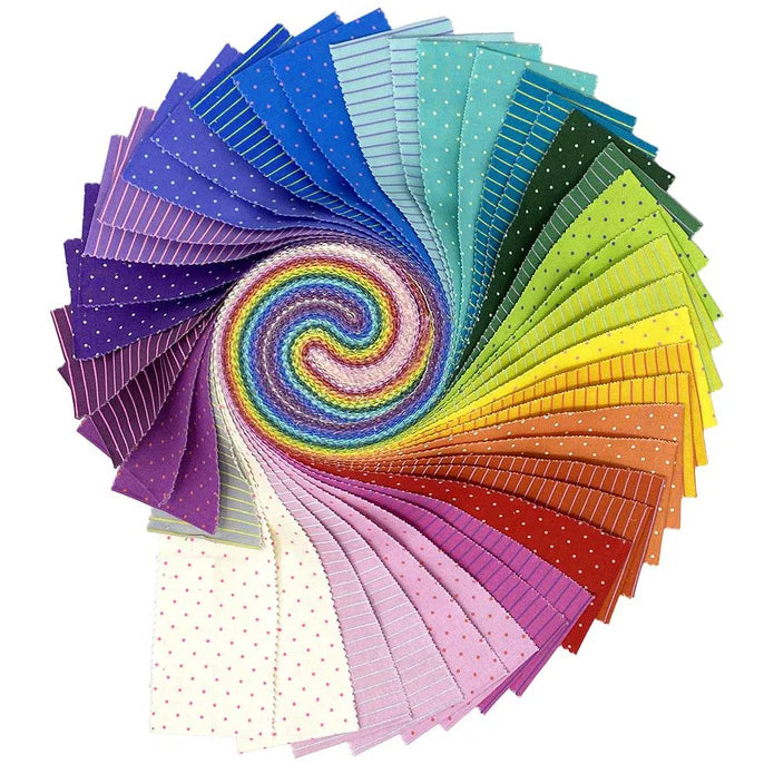 Grid Pop Kit - Throw Sized - Tula Pink Tiny Dots & Stripes